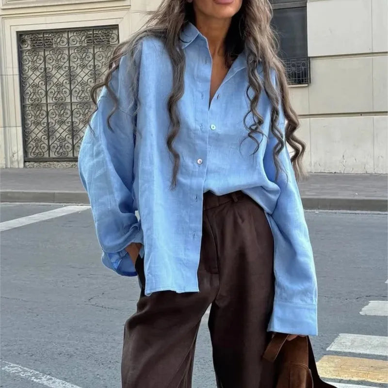Blusa Blanca Elegante Aura