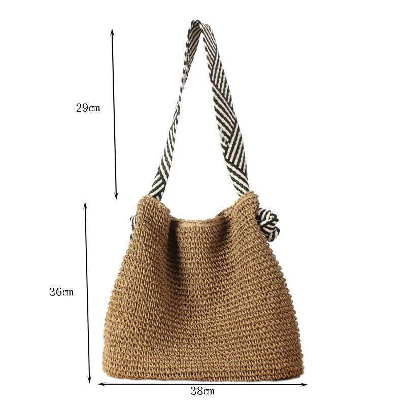Bolso Tote Boho Artisanal – Edición Contrast