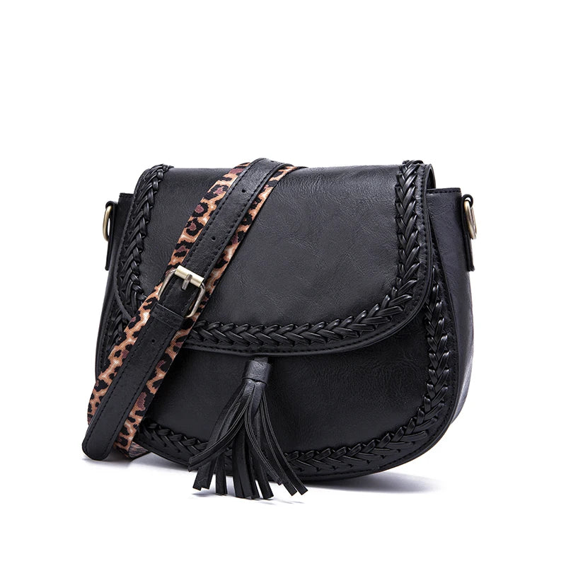 Bolso Crossbody Vintage Leopardo