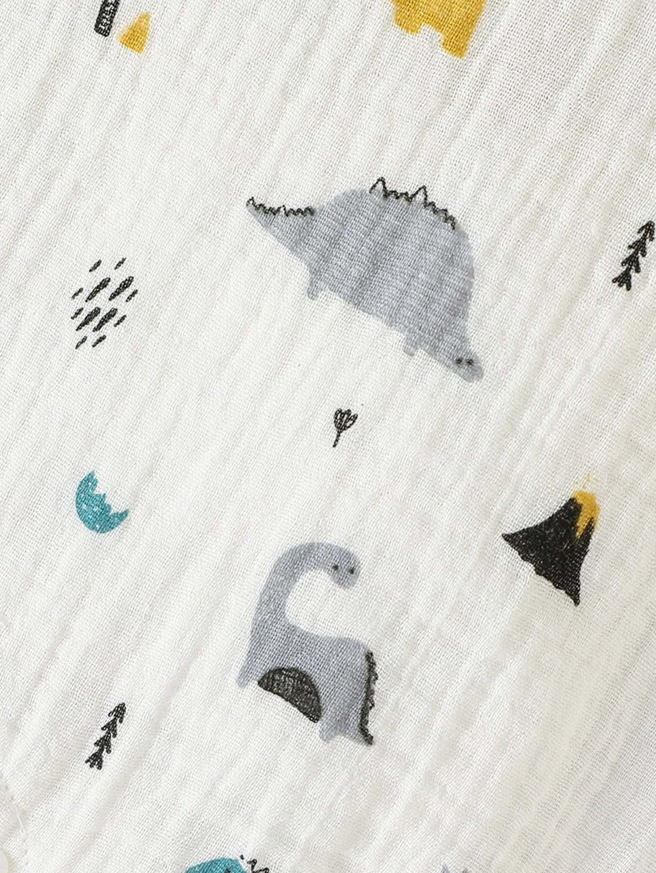 Conjunto de Verano para Bebé Niño - Estilo Pastoral con Estampado de Animalitos (0-12 Meses)