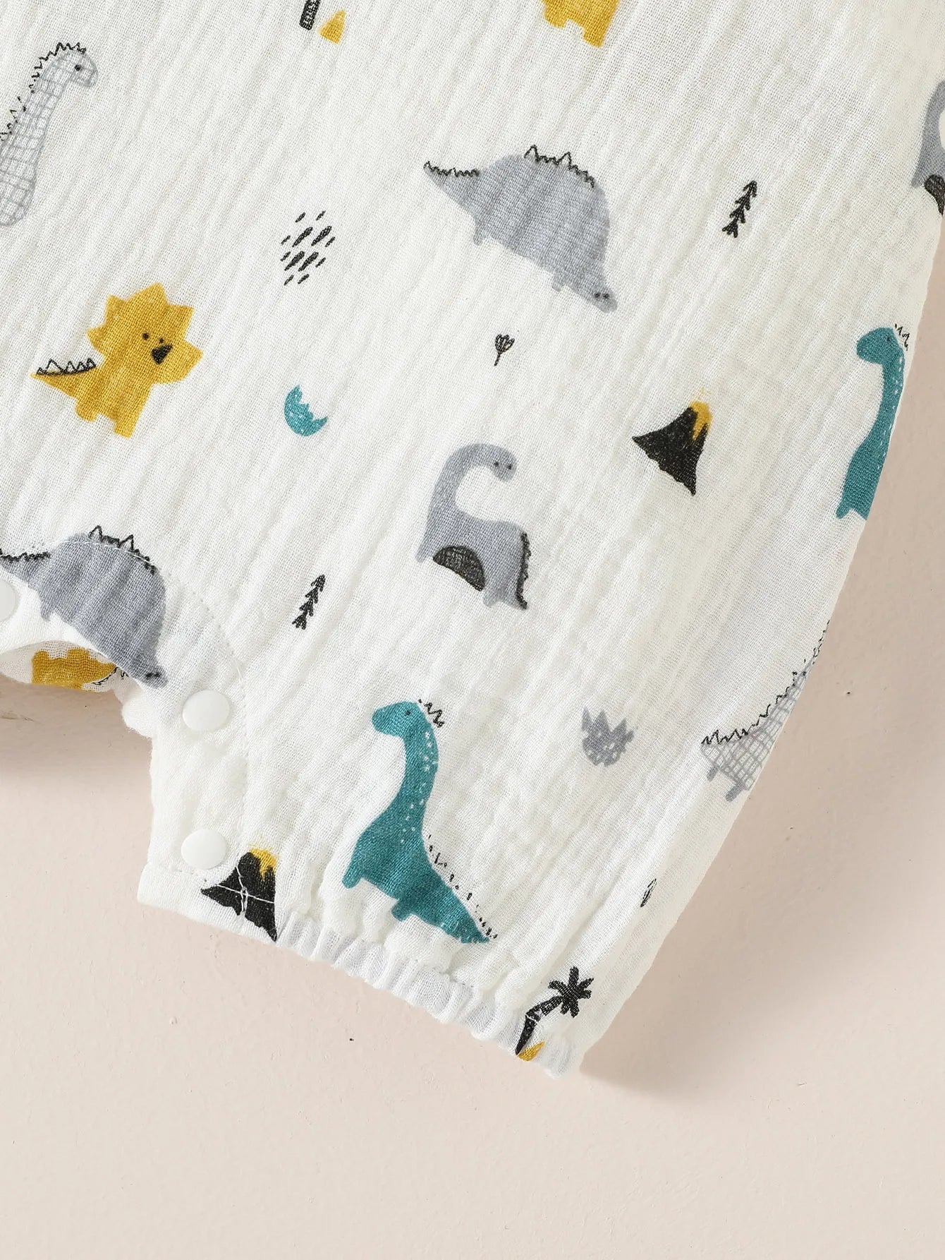 Conjunto de Verano para Bebé Niño - Estilo Pastoral con Estampado de Animalitos (0-12 Meses)