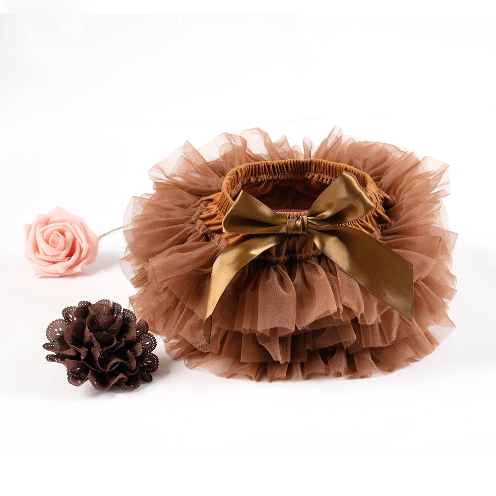 Conjunto Tutú para Bebé Niña con Bombacha y Diadema – Falda de Tul Suave Estilo Princesa