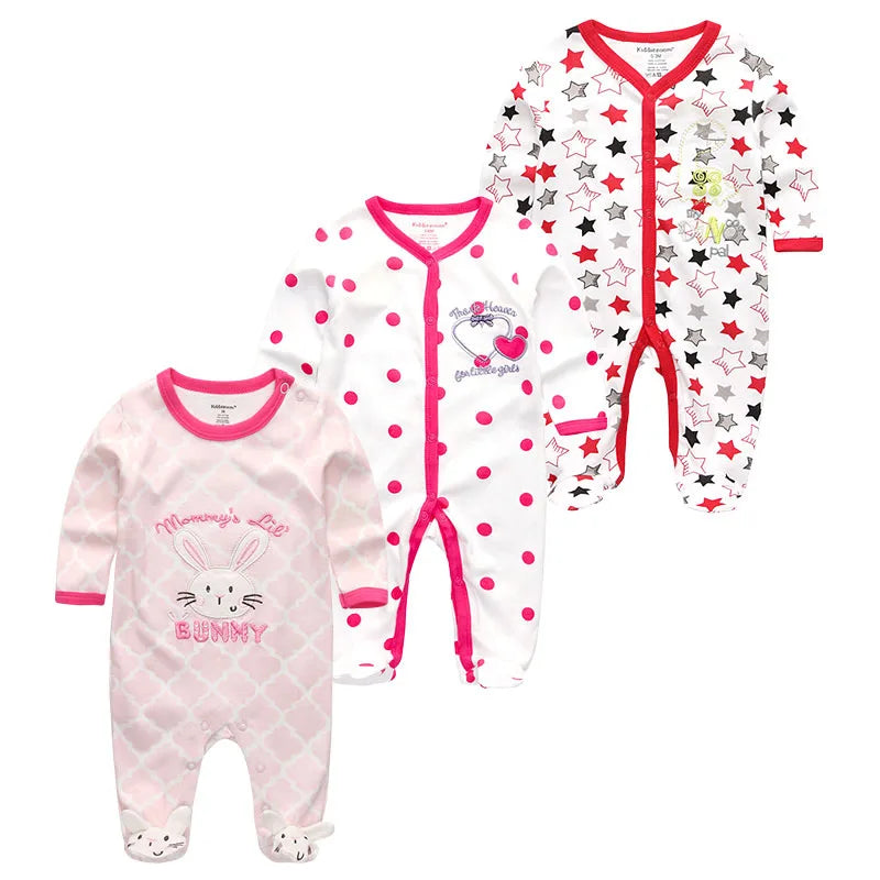 ⭐ Body de Algodón para Bebé – Romper de Manga Larga Unisex (0–12 Meses)