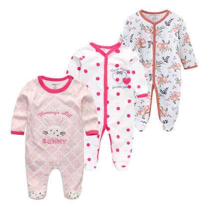 ⭐ Body de Algodón para Bebé – Romper de Manga Larga Unisex (0–12 Meses)
