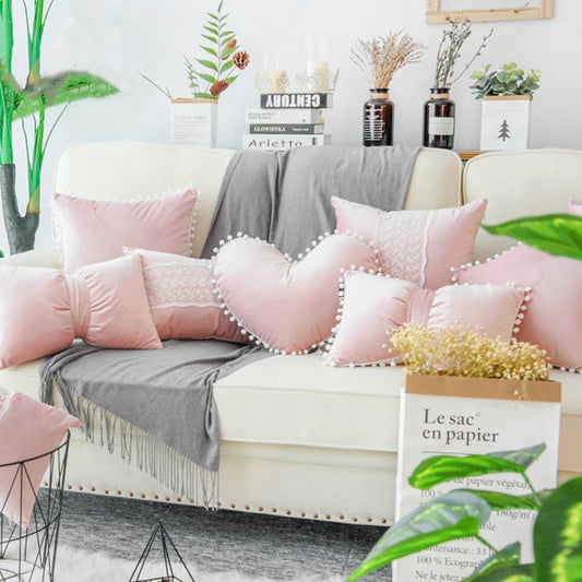 Cojín Romántico de Encaje – Suavidad y Estilo de Princesa