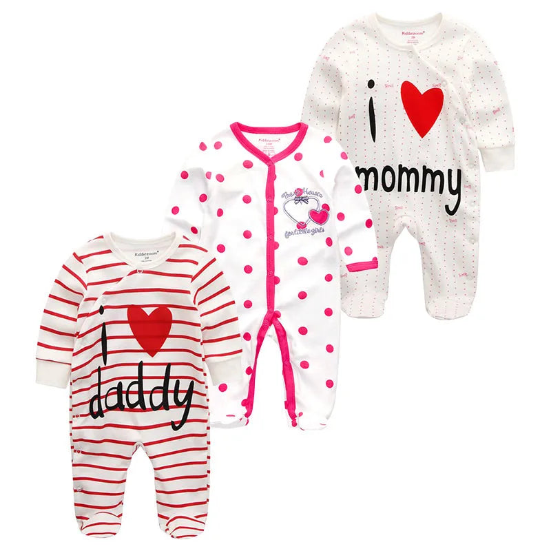 ⭐ Body de Algodón para Bebé – Romper de Manga Larga Unisex (0–12 Meses)