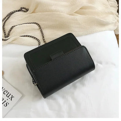 Bolso Cuadrado para Mujer con Cierre Metálico – Bolso Casual de Hombro y Bandolera