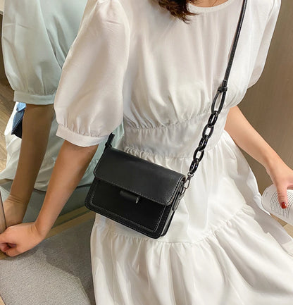 Bolso Cuadrado para Mujer con Cierre Metálico – Bolso Casual de Hombro y Bandolera