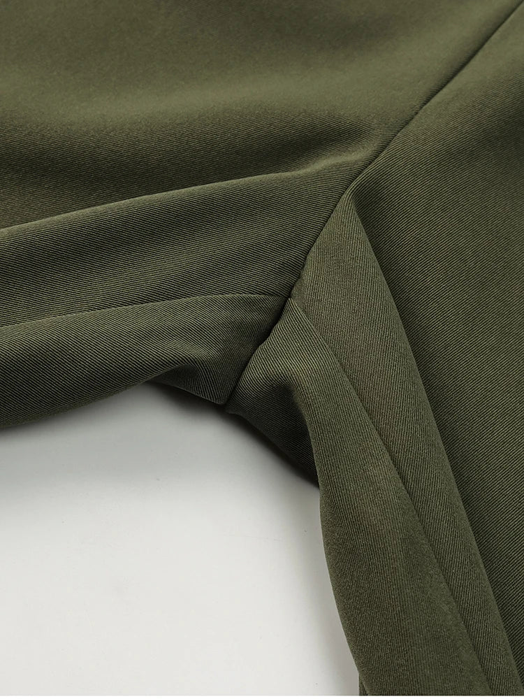 Pantalón Mujer NewAsia de Cintura Alta con Bolsillos – Estilo Urbano y Elegancia Casual