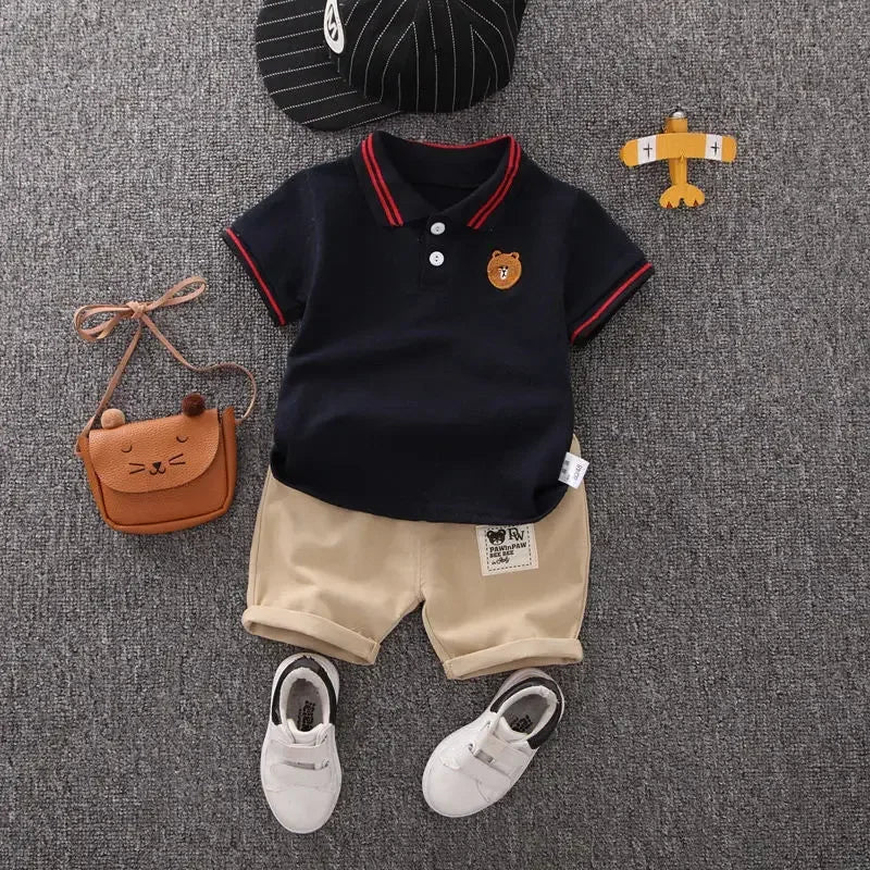 🧸 Conjunto de Algodón Puro con Estampado Divertido