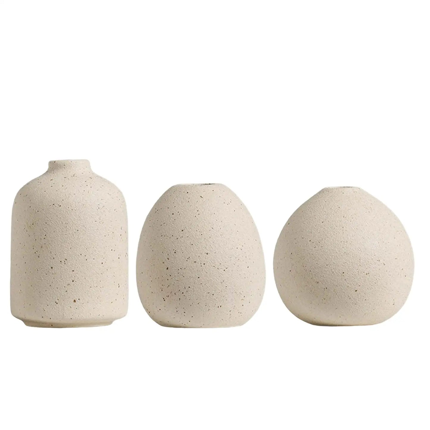 Jarrón Decorativo de Cerámica Estilo Nórdico – Vaso Floral Boho para Hogar