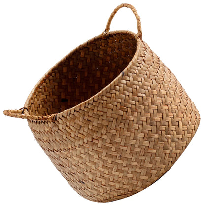 Cesta Organizadora Tejida Estilo Japonés – Elegancia Natural para tu Hogar