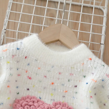 💕 Dulce Invierno de Princesa – Conjunto Encantador de 2 Piezas para Niñas 💕