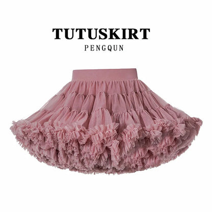 Falda Petticoat de Tul para Niñas – Falda Princesa Estilo Tutu Dulce y Elegante