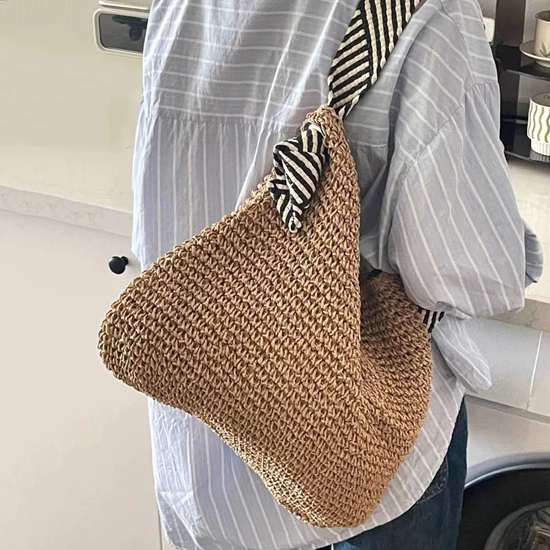 Bolso Tote Boho Artisanal – Edición Contrast
