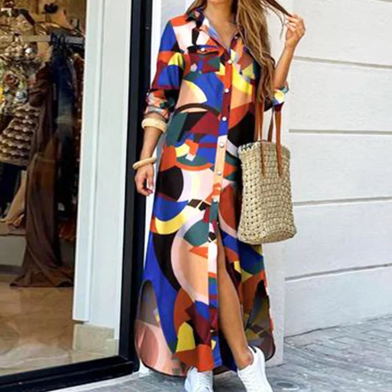 Vestido Camisero Largo - Elegancia y Estilo para Cada Ocasión