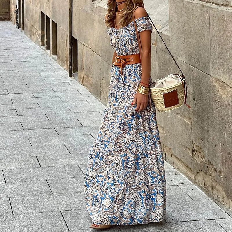 Vestido Maxi Boho Chic – Elegancia Bohemia y Libertad