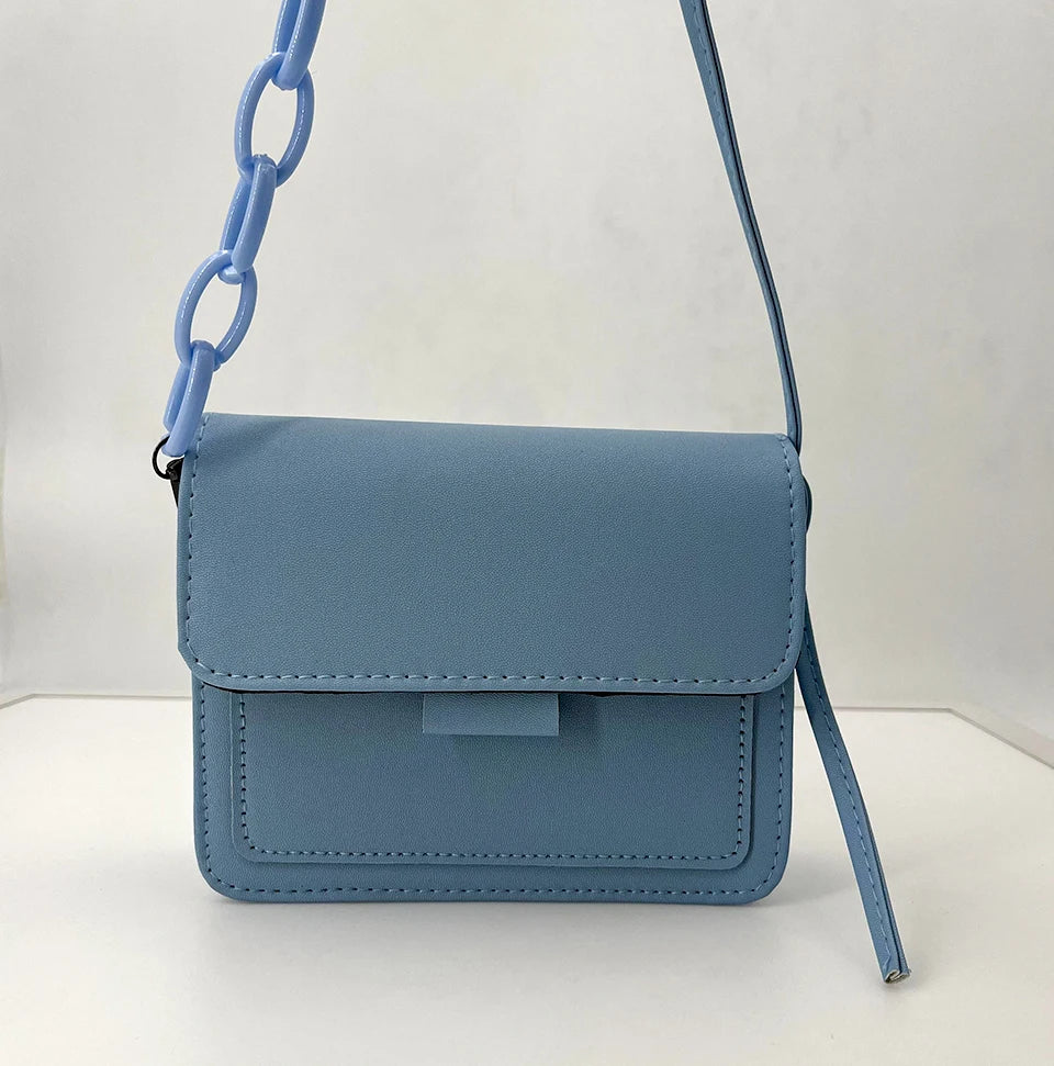 Bolso Cuadrado para Mujer con Cierre Metálico – Bolso Casual de Hombro y Bandolera