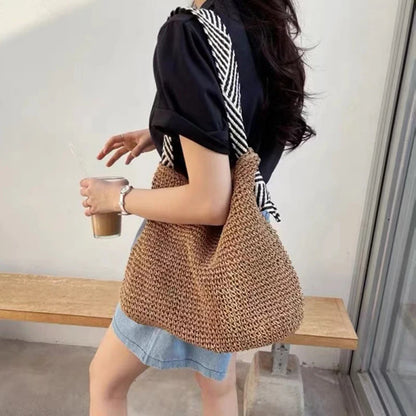 Bolso Tote Boho Artisanal – Edición Contrast