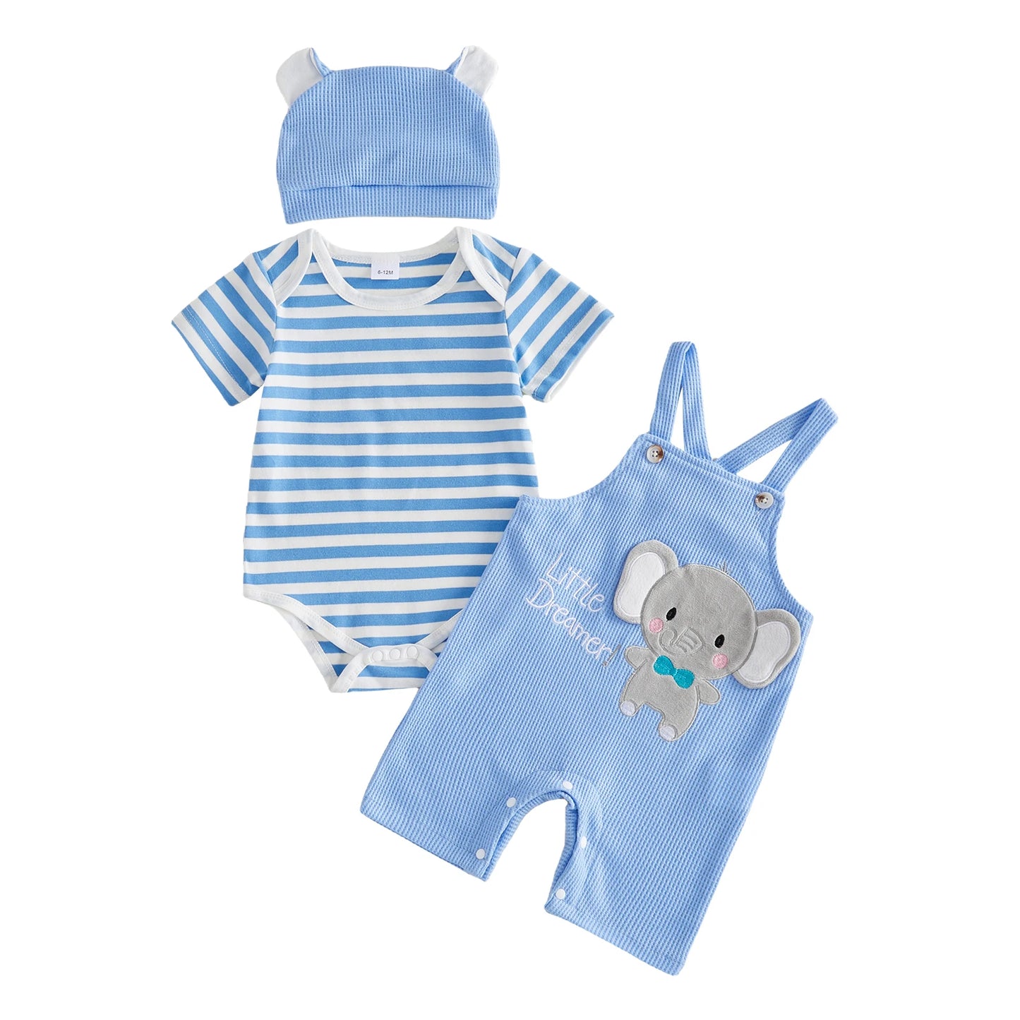 Estilo y Ternura! Outfit de Veranito para Bebé con Adorable Bordado de Animal