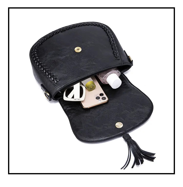 Bolso Crossbody Vintage Leopardo