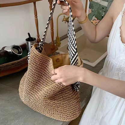 Bolso Tote Boho Artisanal – Edición Contrast