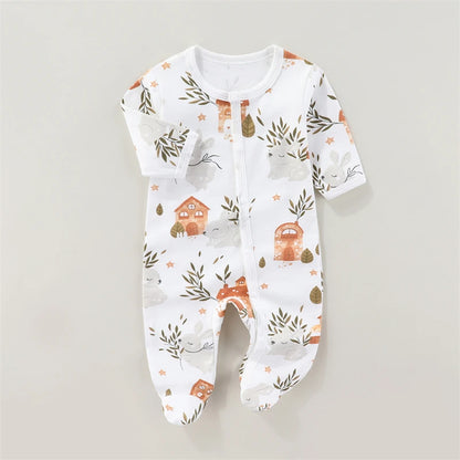 Mameluco de Algodón Premium para Bebé Unisex - Diseño de Dibujos Animados