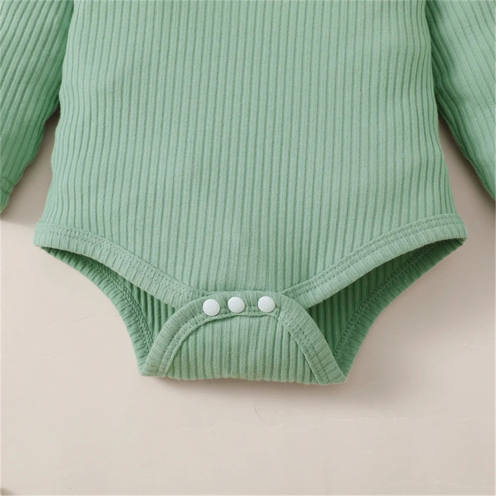 🌸 Conjunto para Bebé Niña de 3 Piezas con Estampado Floral 🌸