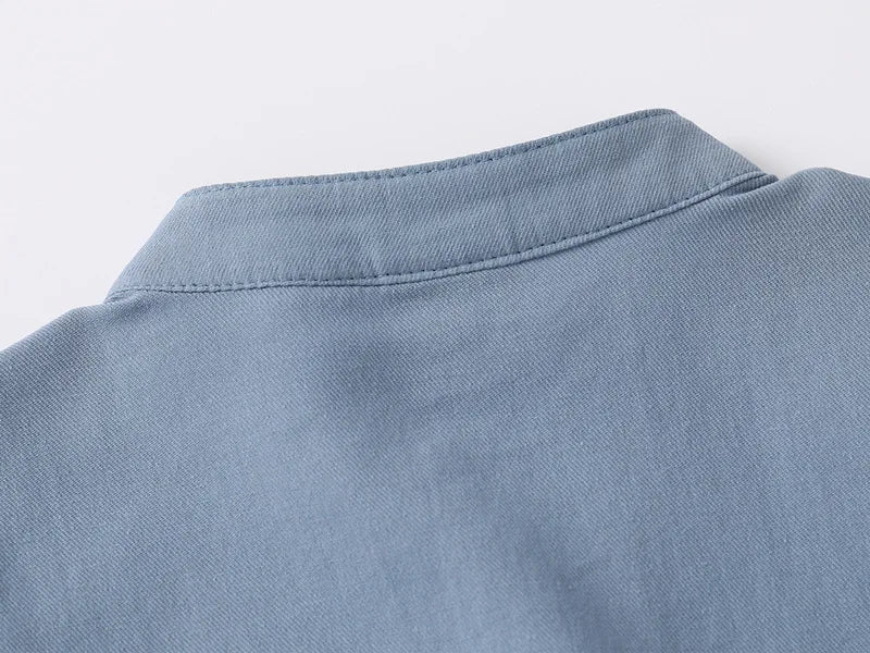 Camisa Infantil de Verano para Niño – Manga Corta Estilo Coreano con Cuello en V