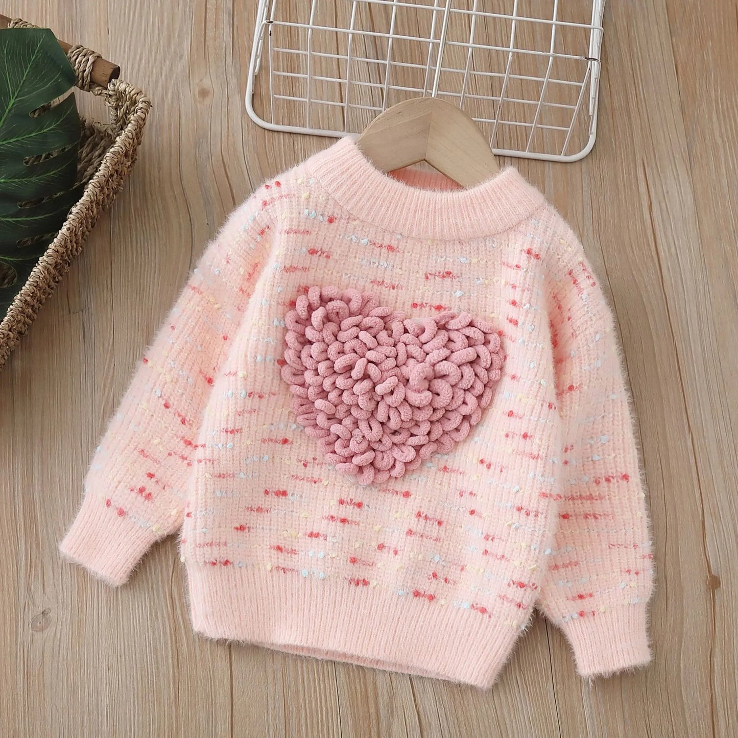 💕 Dulce Invierno de Princesa – Conjunto Encantador de 2 Piezas para Niñas 💕