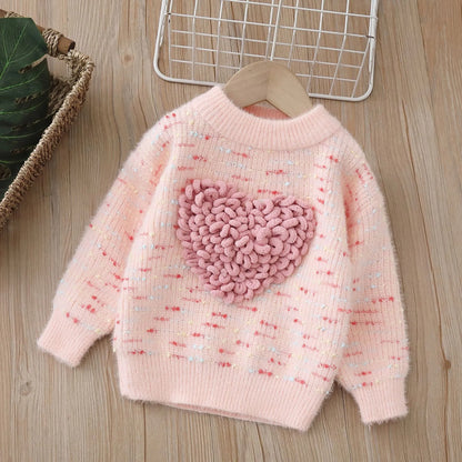 💕 Dulce Invierno de Princesa – Conjunto Encantador de 2 Piezas para Niñas 💕