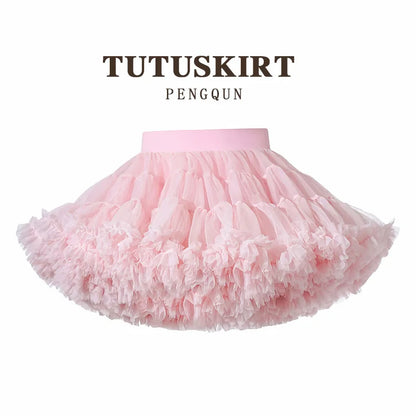 Falda Petticoat de Tul para Niñas – Falda Princesa Estilo Tutu Dulce y Elegante