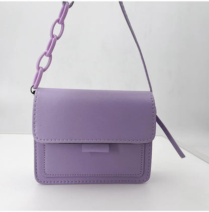 Bolso Cuadrado para Mujer con Cierre Metálico – Bolso Casual de Hombro y Bandolera