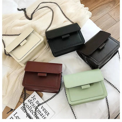 Bolso Cuadrado para Mujer con Cierre Metálico – Bolso Casual de Hombro y Bandolera