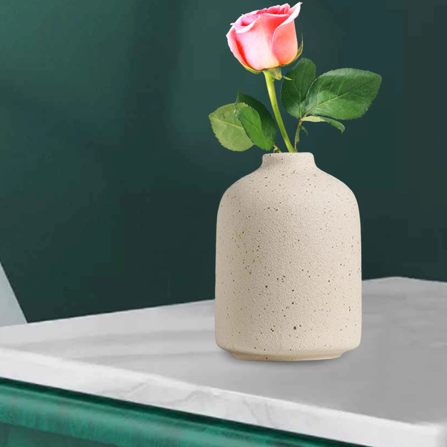 Jarrón Decorativo de Cerámica Estilo Nórdico – Vaso Floral Boho para Hogar
