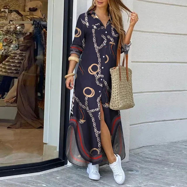 Vestido Camisero Largo - Elegancia y Estilo para Cada Ocasión