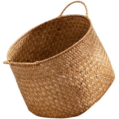 Cesta Organizadora Tejida Estilo Japonés – Elegancia Natural para tu Hogar