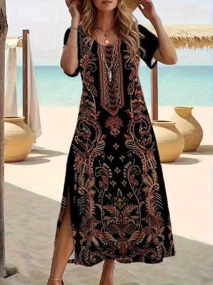 ✨ Vestido Sueño Mediterráneo Aura - Fluidez, Encanto y Estilo Natural