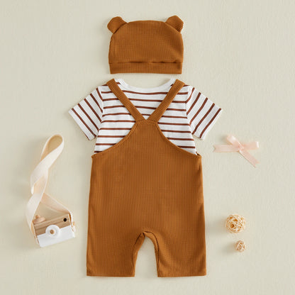 Estilo y Ternura! Outfit de Veranito para Bebé con Adorable Bordado de Animal