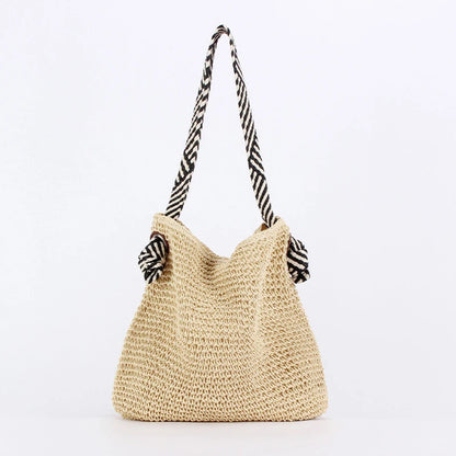 Bolso Tote Boho Artisanal – Edición Contrast