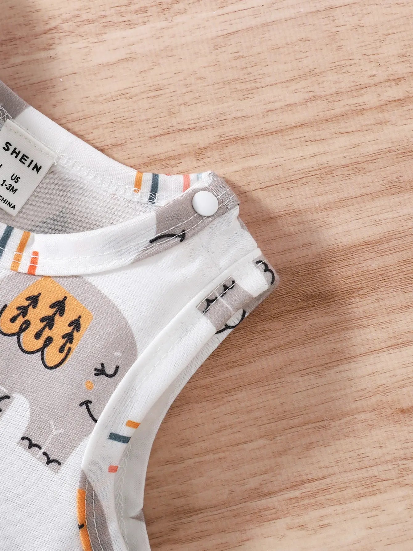 🐘🌈 Enterito de Verano para Bebé Niña con Elefantito y Arcoíris – Suave y Adorable 🌈🐘