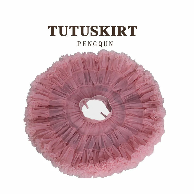 Falda Petticoat de Tul para Niñas – Falda Princesa Estilo Tutu Dulce y Elegante