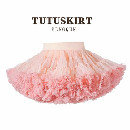 Falda Petticoat de Tul para Niñas – Falda Princesa Estilo Tutu Dulce y Elegante