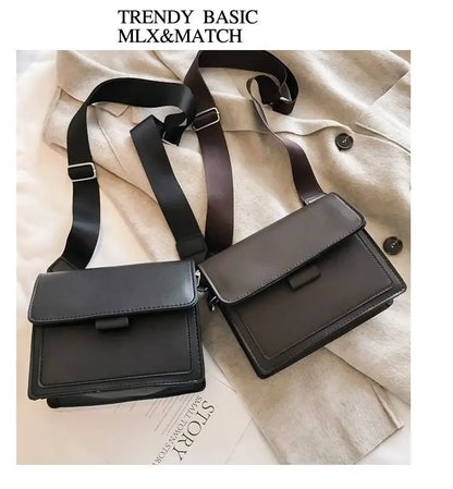 Bolso Cuadrado para Mujer con Cierre Metálico – Bolso Casual de Hombro y Bandolera