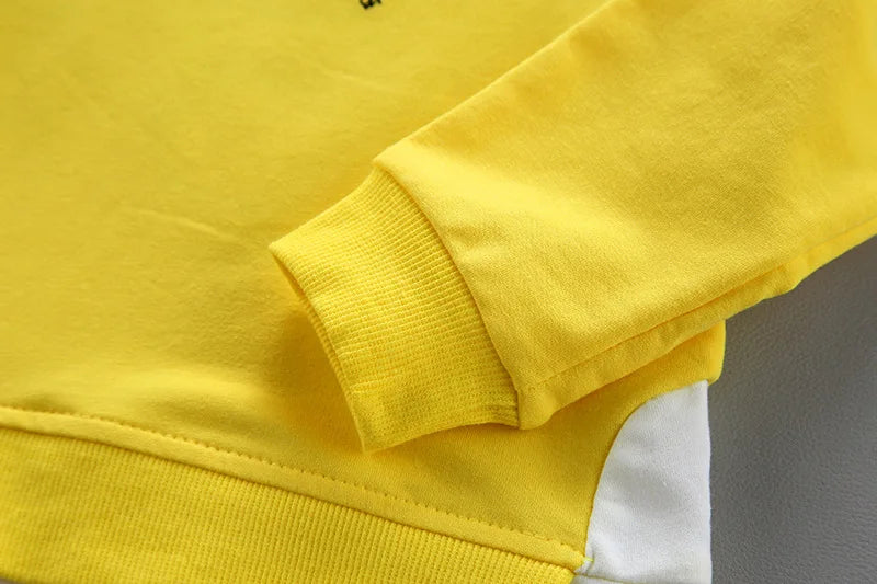 Conjunto Infantil de 2 Piezas para Bebés y Niños – Sudadera con Capucha y Pantalón Casual