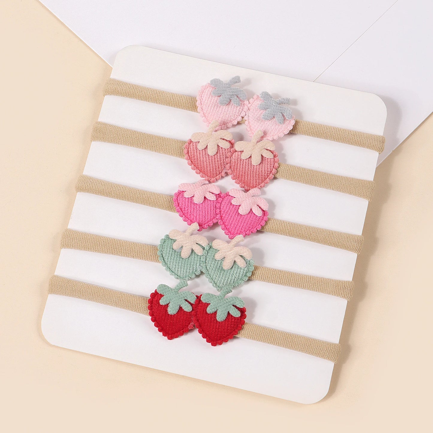🎀 Set de 5 Diademas para Bebé Niña con Flores y Encaje – Dulzura para Momentos Especiales 🌸