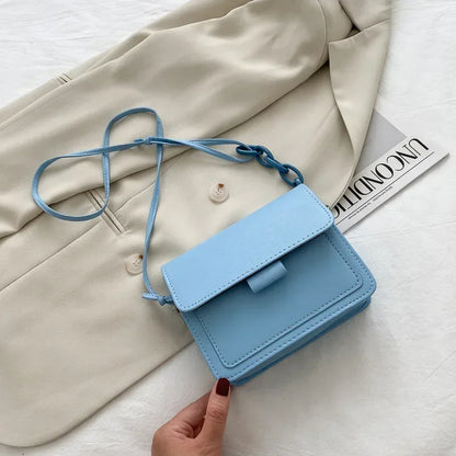 Bolso Cuadrado para Mujer con Cierre Metálico – Bolso Casual de Hombro y Bandolera
