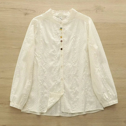 Blusa Bohemia de Algodón – Elegancia y Estilo Japonés