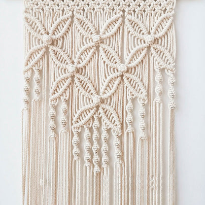 Tapiz de Macramé para Pared – Decoración Bohemia Tejida a Mano en Algodón