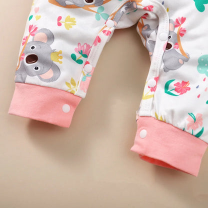 🧸 Enterito para Bebé Niña con Diseño Cartoon – Suavidad y Dulzura🧸   0 a 12 meses